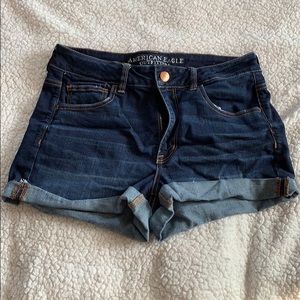 Denim shorts